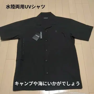HURLEY 팬텀 우븐 오버 사이즈 셔츠 블랙 S 사이즈