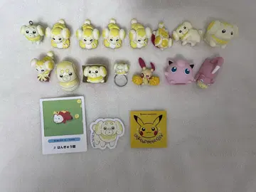포켓몬 가챠가챠 파피모치 호게타 피카츄 스티커 피규어