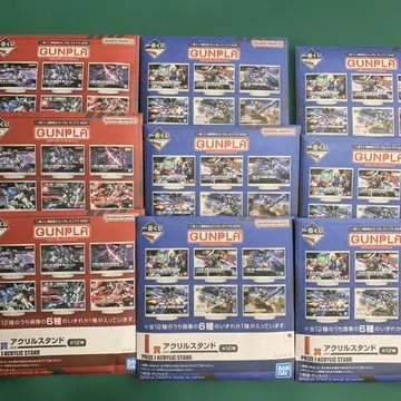 GUNPLA 아크릴 스탠드 총 12종