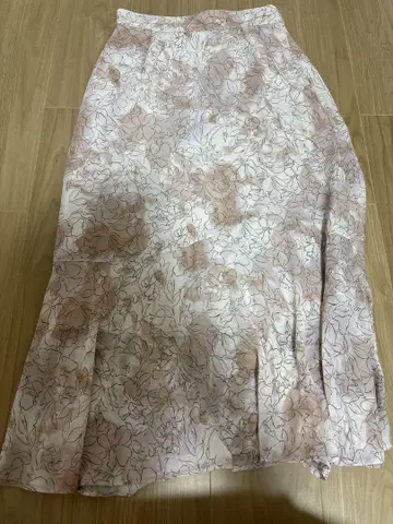 JILLSTUART 플라워 프린트 플레어 스커트 M