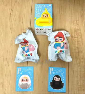[ POPMART PUCKY Egg Beanie 시리즈 2종 세트 1 ]