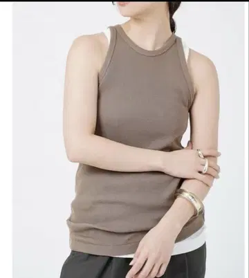 Deuxieme Classe rib new 탱크탑