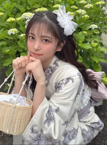 [미사용 샘플품] 3세트 꽃무늬 세퍼레이트 유카타 모노톤