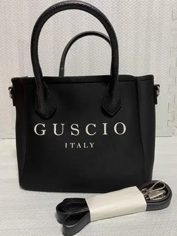 GUSCIO 2way 핸드백 숄더 블랙