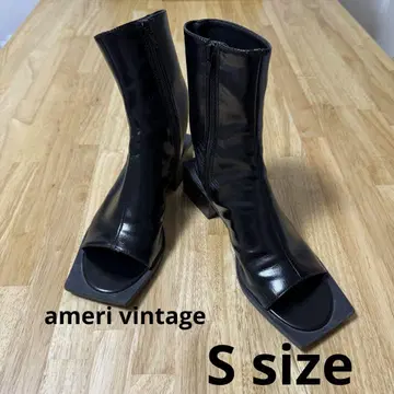 ameri vintage 샌들 부츠 블랙
