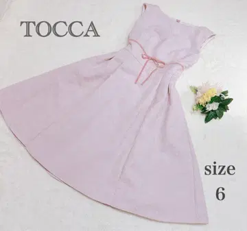 새상품급 TOCCA 워셔블 원피스 MOONFLOWER 드레스 빅 사이즈