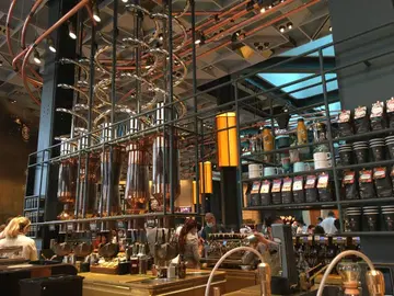 밀라노 한정 STARBUCKS RESERVEROASTERY 토트백
