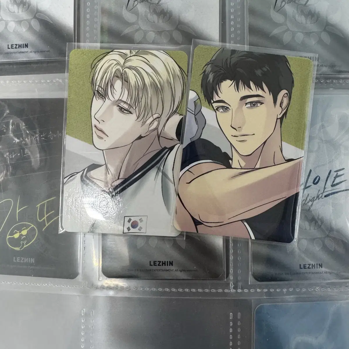 Team Lezhin Backlight han Seoin Baek Yeongun poca pop up