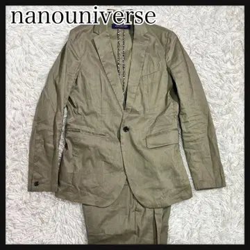 nanouniverse 다메리노 캐주얼 수트 린넨 혼방