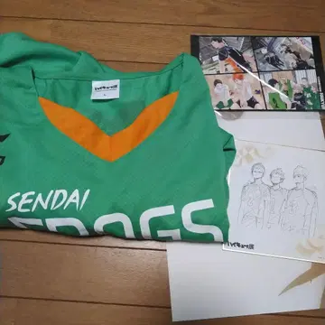 하이큐!! 쓰키시마 티셔츠 엽서, 색지 묶음 판매