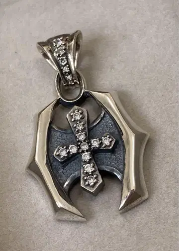 [G-26] Silver925 / 19g CROSS SHIELD 탑