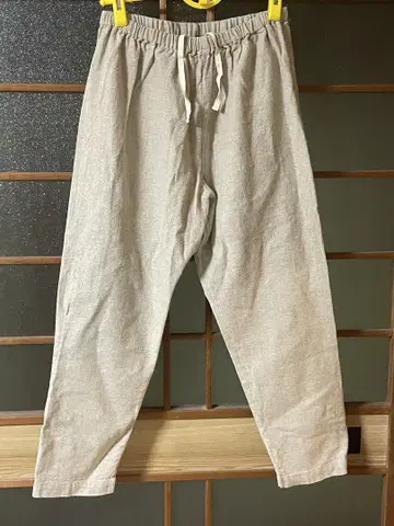 TUTIE, (츠치에) 코튼 린넨 팬츠