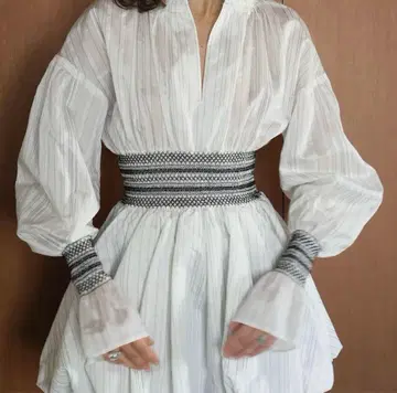 CLANE SMOCKING STRIPE TOPS