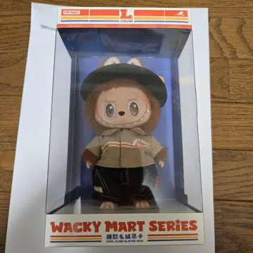 POPMART WACKY MART LABUBU 펜던트 봉제 인형