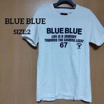 BLUE BLUE 반팔 T셔츠 화이트