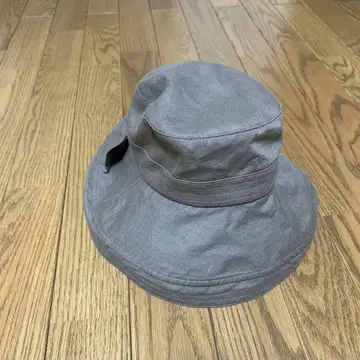 Lounie 리본 포함 그레이 버킷햇