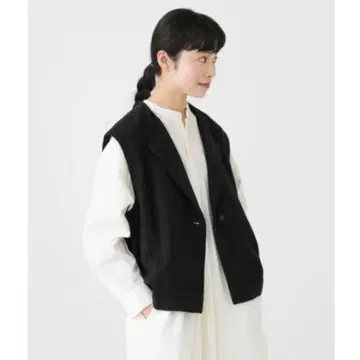 카구레 린넨 레이온 베스트