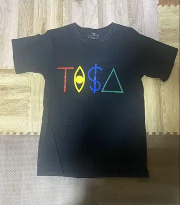 TISA 컬러풀 로고 티셔츠 S 사이즈