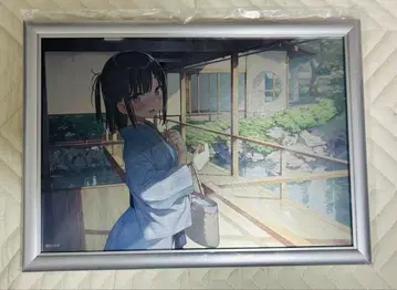 물방울 칸토쿠 료칸 메탈 아트 플레이트