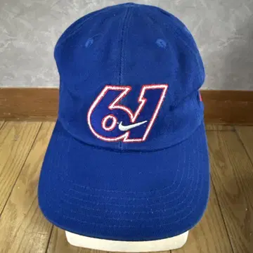 나이키 90s 캡 데드스탁 자수 로고 파랑 FREE 사이즈
