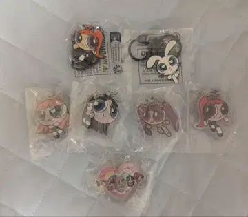 [ 새상품 ] 7개 세트 파워퍼프걸 NewJeans 아크릴 키링