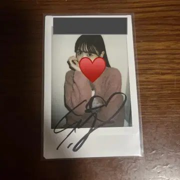 FRUITS ZIPPER 사쿠라이 유이 친필 사인 폴라로이드