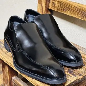 새상품급 MODELLO 마드라스 비즈니스 슈즈 블랙 25.5cm