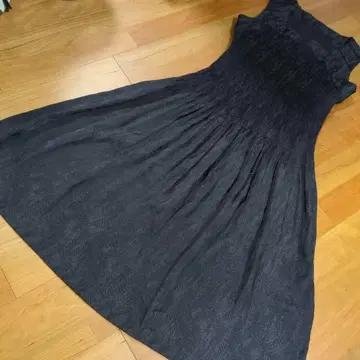 COMME CA DU MODE 빅 사이즈 플리츠 원피스