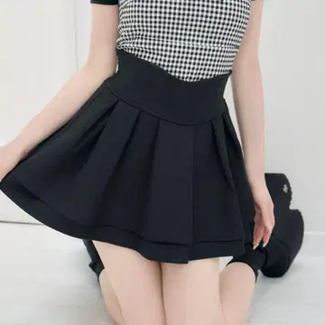 미셸 마카롱 슬림 레그 스커트 M
