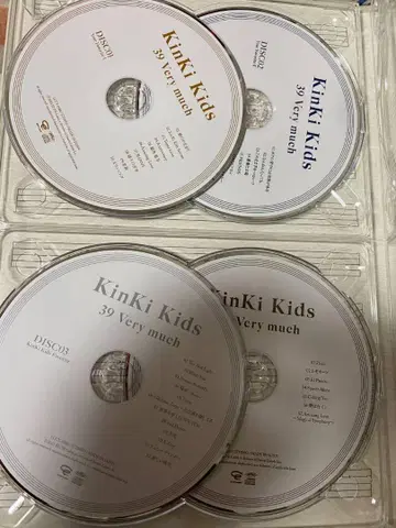 KinKi Kids 39 Very much 4매 묶음 CD