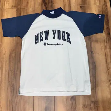 Champion NEW YORK 래글런 슬리브 셔츠 L 사이즈