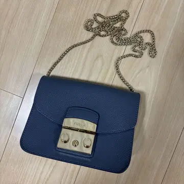 FURLA 훌라 메트로폴리스 미니 백,  블루 숄더백