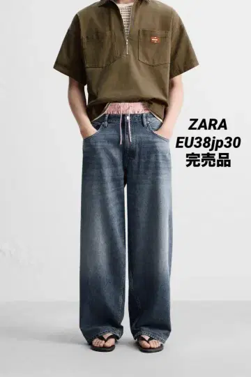 ZARA 자라 JEANS 벌룬 슬리브 핏 EU38 완판템