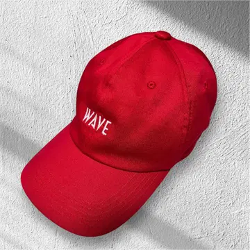 새상품급 매쉬 스타일 라보 WAVE 빨간색 야구 모자