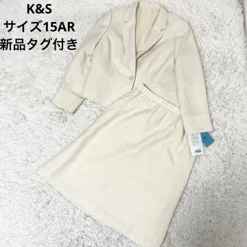 [택 포함 새상품] K&S 포멀 슈트 자켓 스커트 사이즈 15