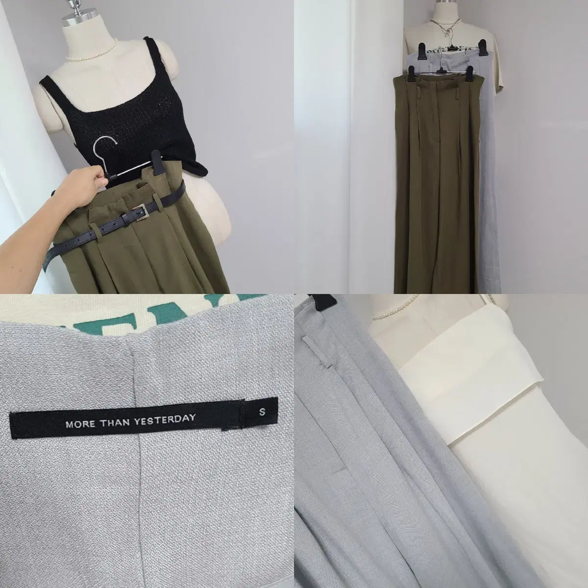 【BOHEMIAN SEOUL】25ss WAIST BELTED WIDE PANTS New product) Bohemian Seoul WAIST BELTED WIDE PANTS #보헴서