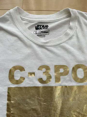 XLARGE x 스타 워즈 콜라보 C3PO C-3PO 티셔츠
