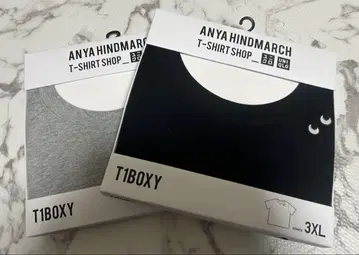 유니클로 T1BOXY 박스 T 안야 힌드마치 3XL 2점 1