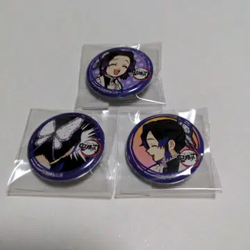 귀멸의 칼날 ufotable 카페 부드러운 얼굴 캔뱃지 코쵸우 시노부