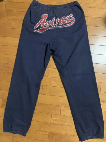Avirex 스웨트 팬츠 네이비 L~XL