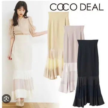 COCODEAL 시어 캉캉 스커트