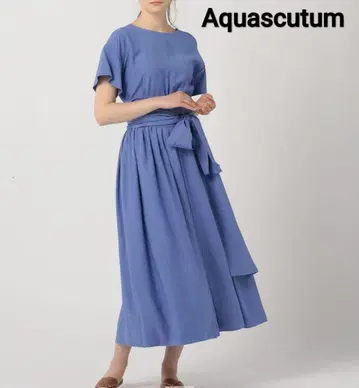 [미사용] Aquascutum 아쿠아 스큐텀 AQW 효소 원피스