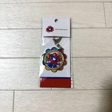 만국 박람회 한정판 키링 미야쿠미야쿠 레인보우 꽃 플라워