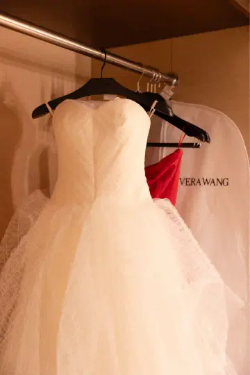 VERA WANG octavia 드레스 US0 3단 베일 세트