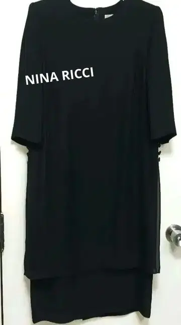 NINA RICCI 니나리치 레이어드 원피스 포멀 블랙 이긴