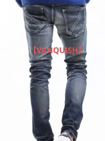 VANQUISH 빈티지 써모 라이트 스키니 데님