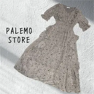 PALEMO STORE 파레모 스토어 꽃무늬 프릴 롱 원피스