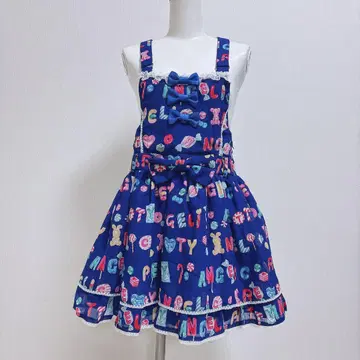 Toy Drops 토이 드롭스 파랑 살로펫 Angelic Pretty
