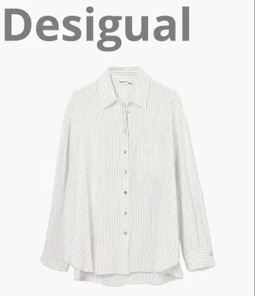 Desigual 긴팔 셔츠 BUTTERFLY 셔츠 롱 슬리브