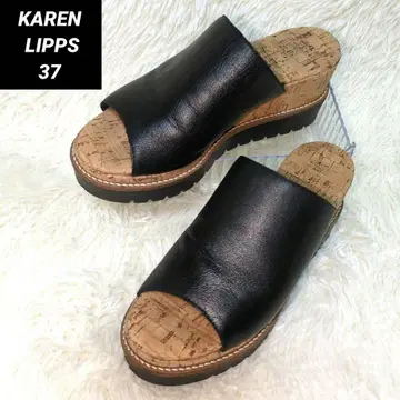 KAREN LIPPS(카렌립스) 통굽 웨지솔 샌들 37